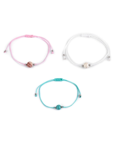 Brățară Shamballa cu imitație de minerale - 1 buc. | Mimib
