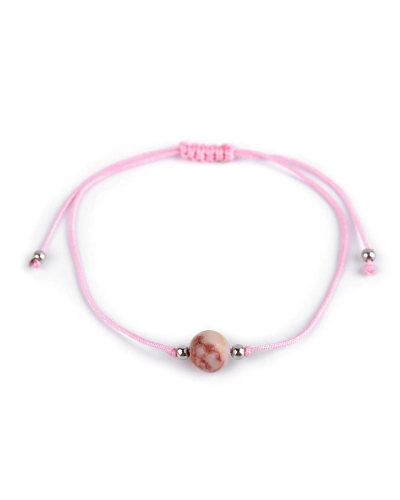Brățară Shamballa cu imitație de minerale - 1 buc. | Mimib