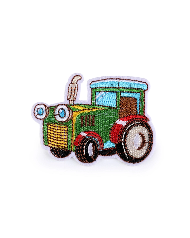 Aplicatii termoadezive tractor, macara, mașină, excavator, pompieri - 10 buc. | Mimib