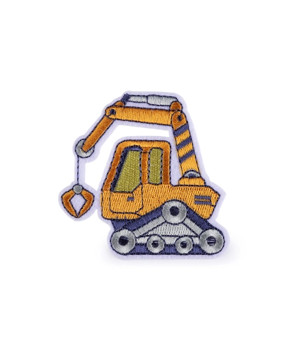 Aplicatii termoadezive tractor, macara, mașină, excavator, pompieri - 10 buc. | Mimib