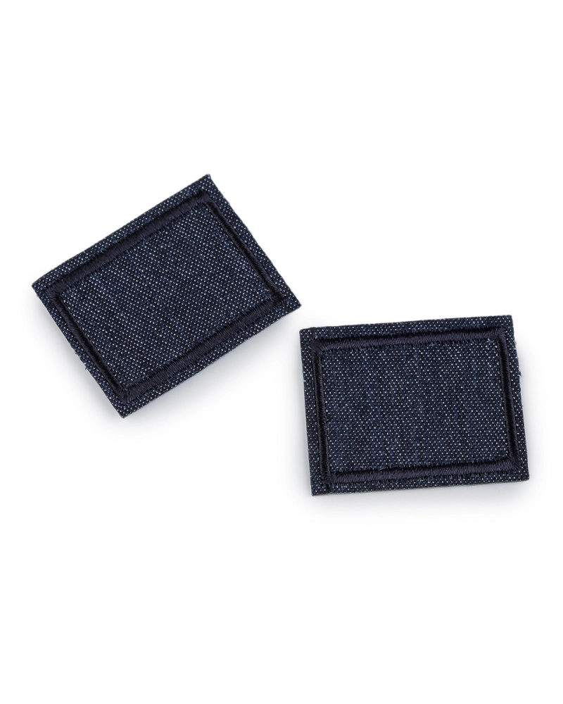 Aplicatie termoadeziva pentru repararea găurilor în blugi 3x4 cm - 10 buc. | Mimib