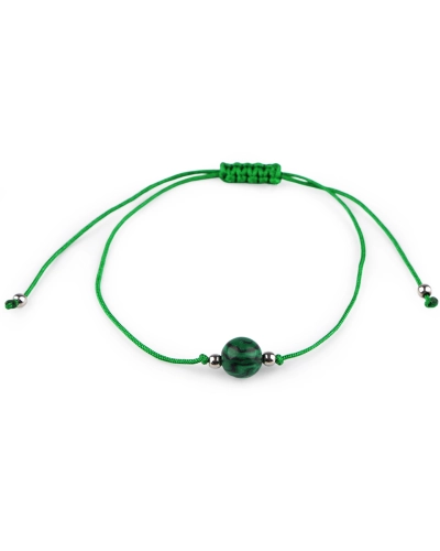 Brățară Shamballa cu mărgele minerale - 1 buc. | Mimib