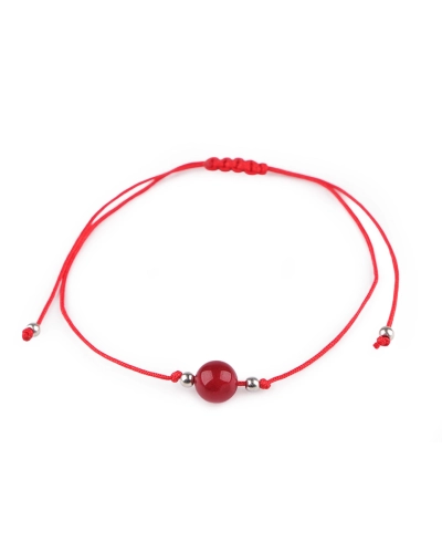 Brățară Shamballa cu mărgele minerale - 1 buc. | Mimib