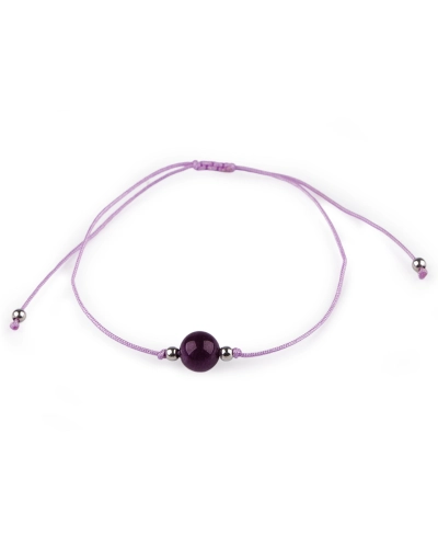 Brățară Shamballa cu mărgele minerale - 1 buc. | Mimib