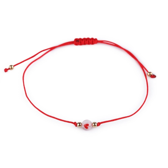 Brățară Shamballa inimă - 1 buc. | Mimib