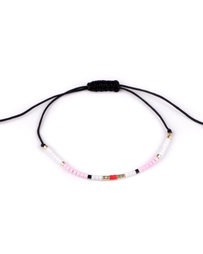 Brățară Shamballa cu mărgele de nisip - 1 buc. | Mimib
