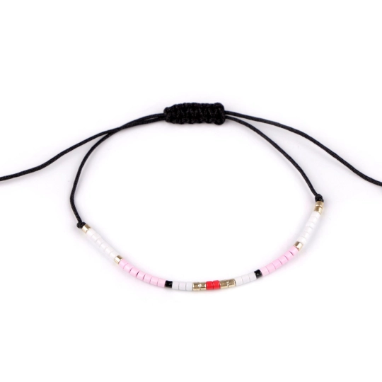 Brățară Shamballa cu mărgele de nisip - 1 buc. | Mimib