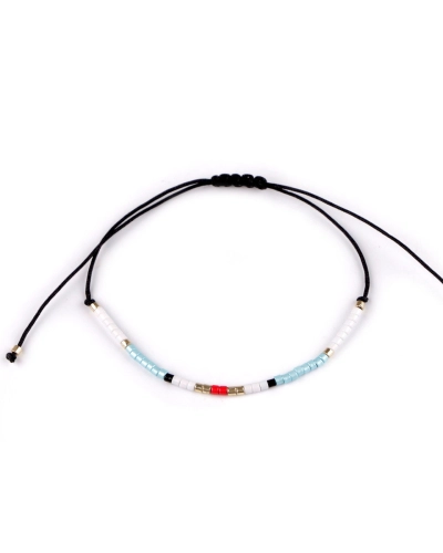 Brățară Shamballa cu mărgele de nisip - 1 buc. | Mimib