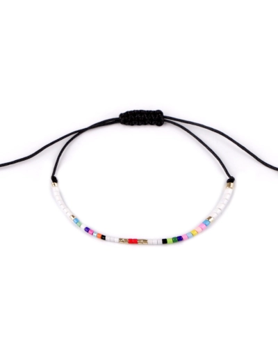 Brățară Shamballa cu mărgele de nisip - 1 buc. | Mimib