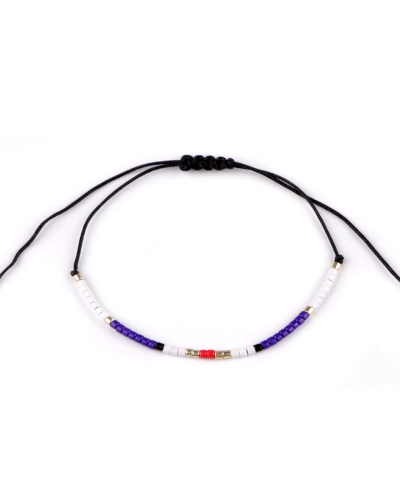 Brățară Shamballa cu mărgele de nisip - 1 buc. | Mimib
