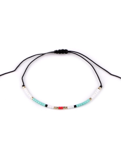 Brățară Shamballa cu mărgele de nisip - 1 buc. | Mimib