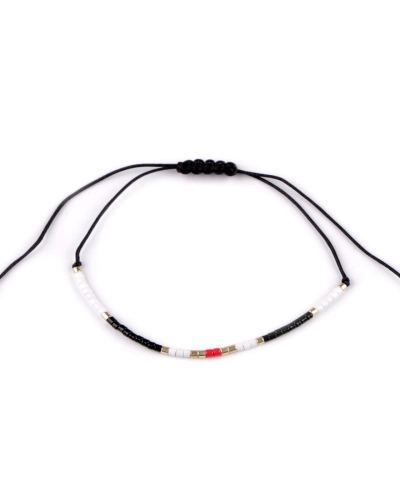 Brățară Shamballa cu mărgele de nisip - 1 buc. | Mimib