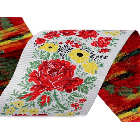 Banda cu motiv tradițional lățime 10 cm - 1 m | Mimib