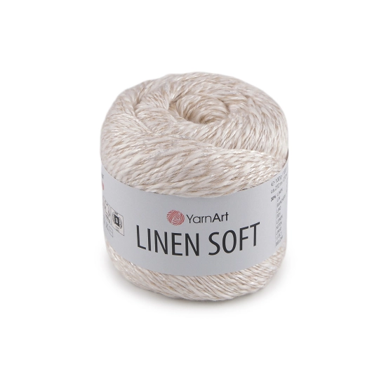 Fir de tricotat Linen Soft 100 g - 1 buc. | Mimib