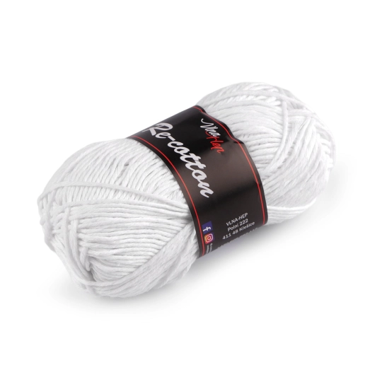Fir de tricotat din bumbac Re-Cotton 50 g - 1 buc. | Mimib
