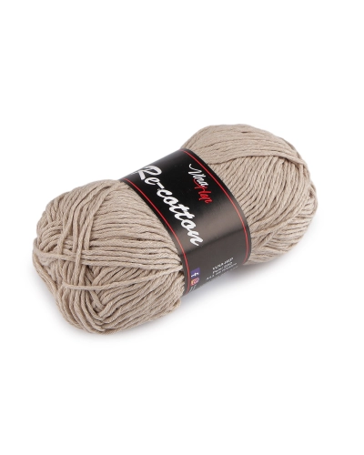 Fir de tricotat din bumbac Re-Cotton 50 g - 1 buc. | Mimib