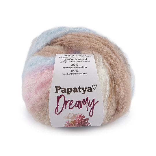 Fir de tricotat Papatya Dreamy 100 g - 1 buc. | Mimib