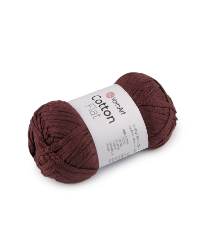 Fir de tricotat din bumbac Cotton Flat 50 g - 1 buc.