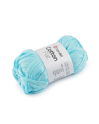 Fir de tricotat din bumbac Cotton Flat 50 g - 1 buc. | Mimib