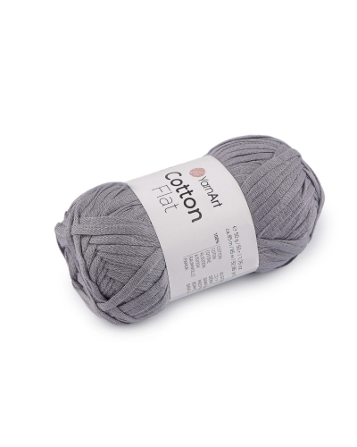 Fir de tricotat din bumbac Cotton Flat 50 g - 1 buc. | Mimib