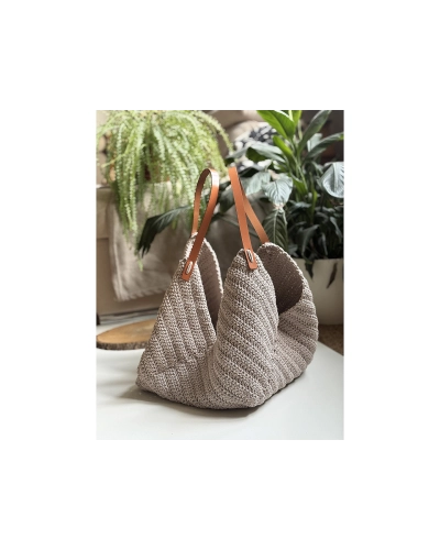 Kožené ucho na tašku šírka 1,5 cm dĺžka 45 cm - 2 ks | Mimib