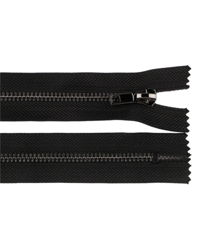 Kovový zips No 5 dĺžka 16 cm (jeansový) - 1 ks