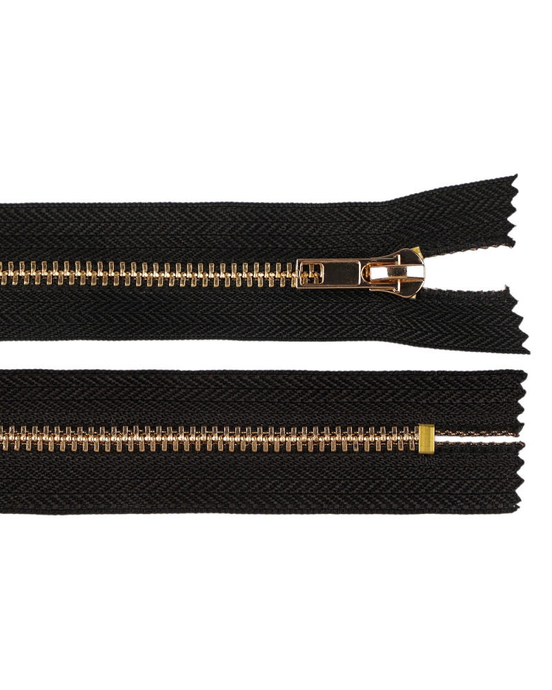 Kovový zips No 5 dĺžka 20 cm (jeansový) - 1 ks | Mimib