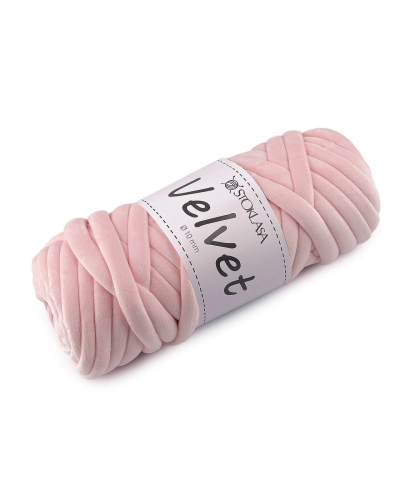 Priadza Marshmallow hrubá Velvet Ø10 mm 500 g - 1 ks | Mimib