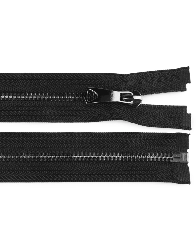Kovový zips No 5 dĺžka 75 cm s ozdobným bežcom - 1 ks | Mimib