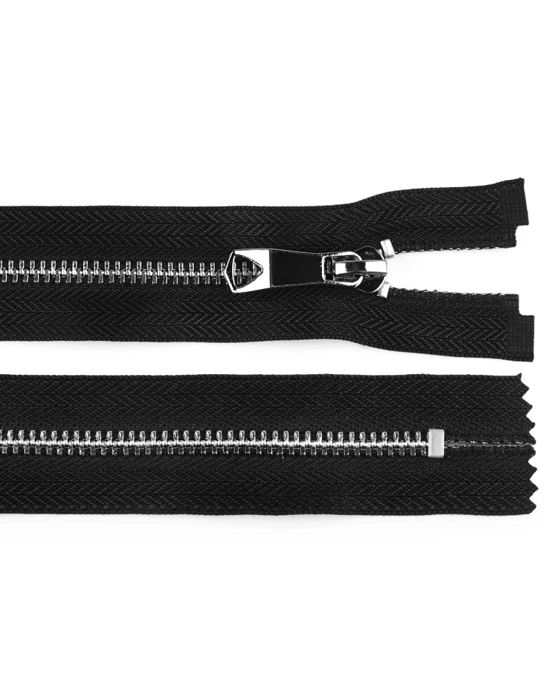 Kovový zips No 5 dĺžka 18 cm s ozdobným jazdcom - 1 ks | Mimib