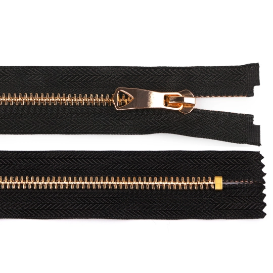 Kovový zips No 5 dĺžka 18 cm s ozdobným jazdcom - 1 ks | Mimib