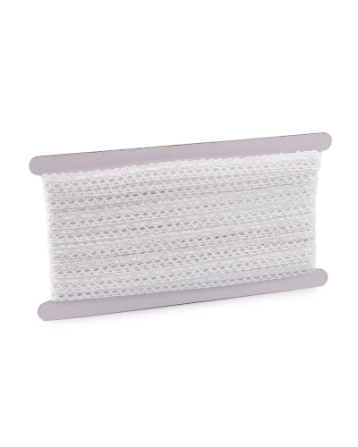 Dantelă de bumbac brodată lățime 12 mm - 22.5 m | Mimib