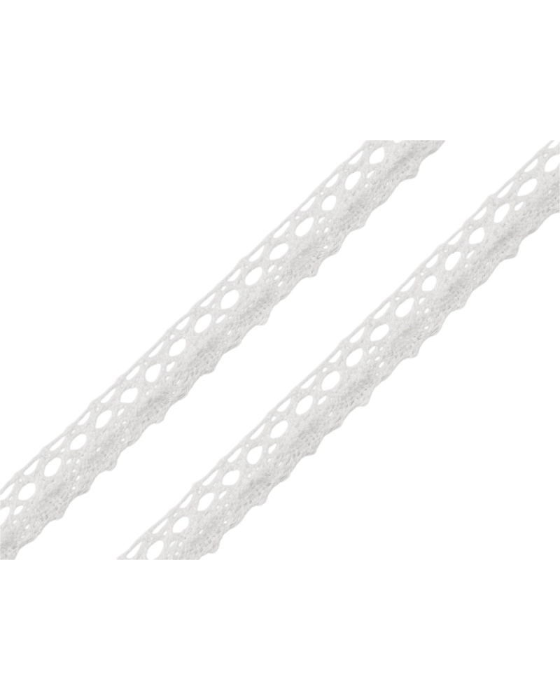 Bavlnená čipka paličkovaná šírka 12 mm - 22.5 m