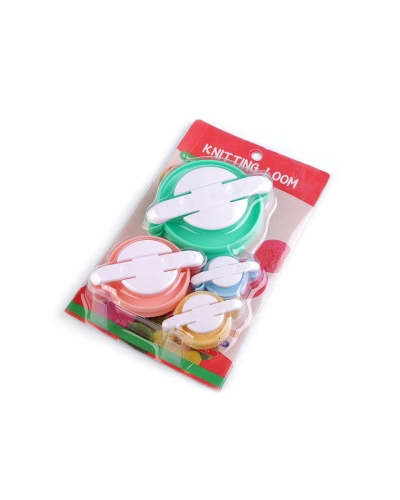 Set confecţionat pompoane, 4 dimeniuni - 1 set | Mimib