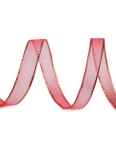 Panglică organza cu lurex, lățime 10 mm - 20 m | Mimib