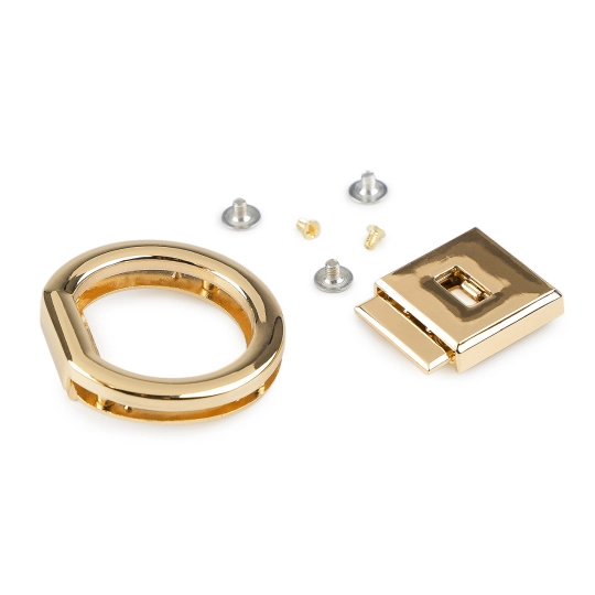 Închizătoare pentru geantă de mână 44x55 mm - 1 set | Mimib