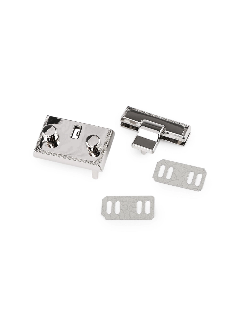 Închizatoare pentru geantă 34x36 mm - 1 set | Mimib
