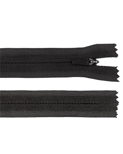 Fermoar spiralat ascuns No 3 lungime 25 cm pentru îmbrăcăminte și accesorii de exterior, semi-autoblocare - 1 buc. | Mimib