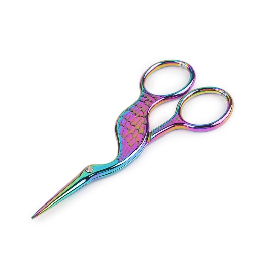 Foarfece de brodat tip barză, lungime 10 cm - 1 buc. | Mimib