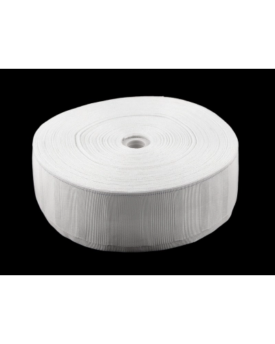 Rejansă pentru perdele, lățime 75 mm, cu bucle pentru cârlige metalice - 1 m | Mimib
