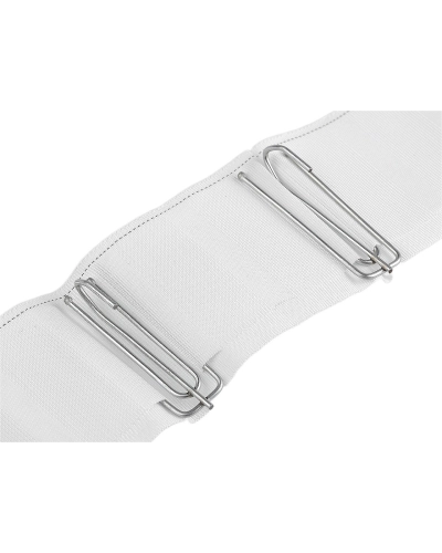 Rejansă pentru perdele, lățime 75 mm, cu bucle pentru cârlige metalice - 1 m | Mimib