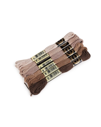 Fire de brodat tip mouline AIRO set de nuanțe 6 buc/8 m - 6 buc. | Mimib