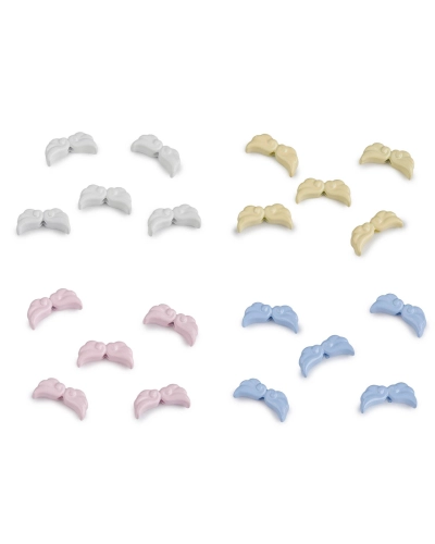 Piesă decorativă aripi de înger lăcuite 6x12 mm - 5 buc. | Mimib