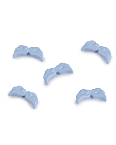 Piesă decorativă aripi de înger lăcuite 6x12 mm - 5 buc. | Mimib
