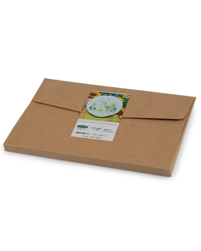 Set cadou de broderie pentru copii cu motiv preimprimat - 1 buc. | Mimib