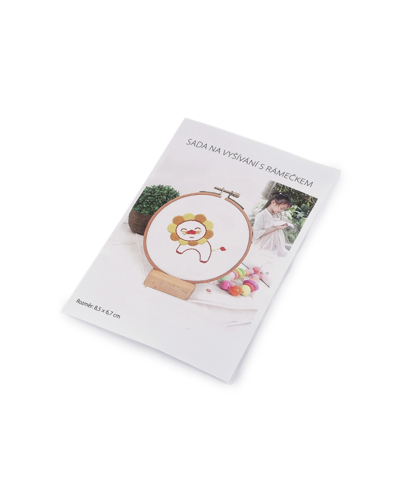 Kit de brodat pentru copii cu ramă - 1 set | Mimib