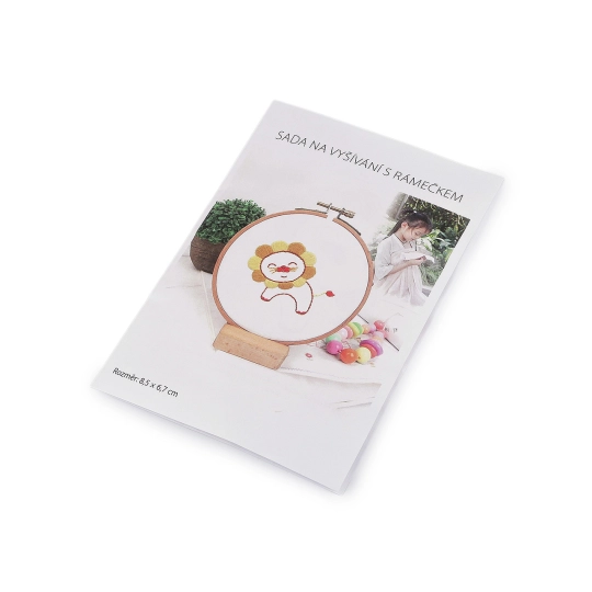 Kit de brodat pentru copii cu ramă - 1 set | Mimib