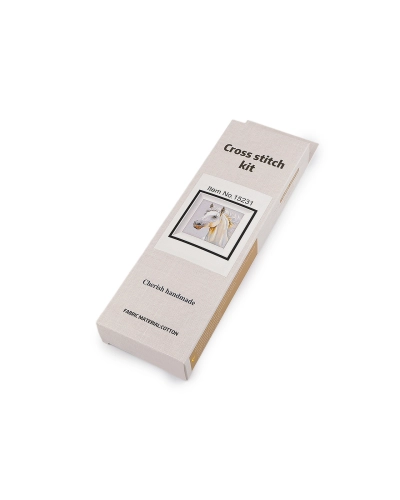 Kit de broderie cu motiv preimprimat - 1 buc. | Mimib