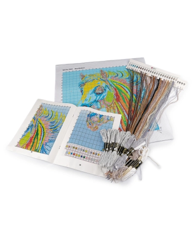 Kit de broderie cu motiv preimprimat - 1 buc. | Mimib