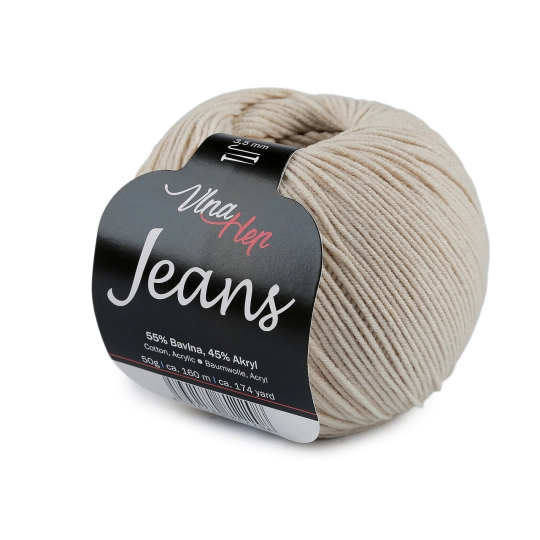 Fir de tricotat Jeans 50 g - 1 buc. | Mimib